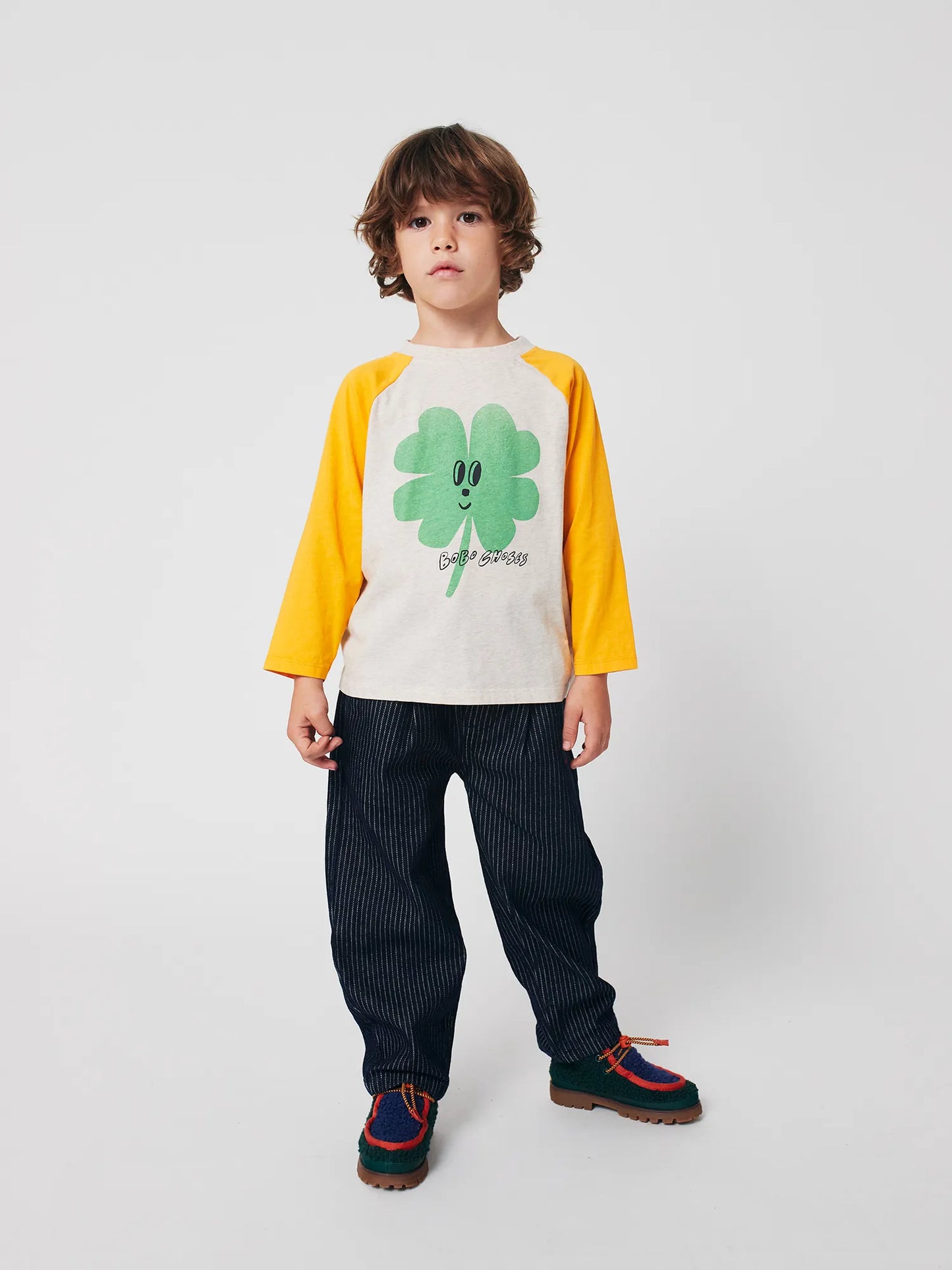 T-Shirt mit Raglanärmeln Lucky Clover