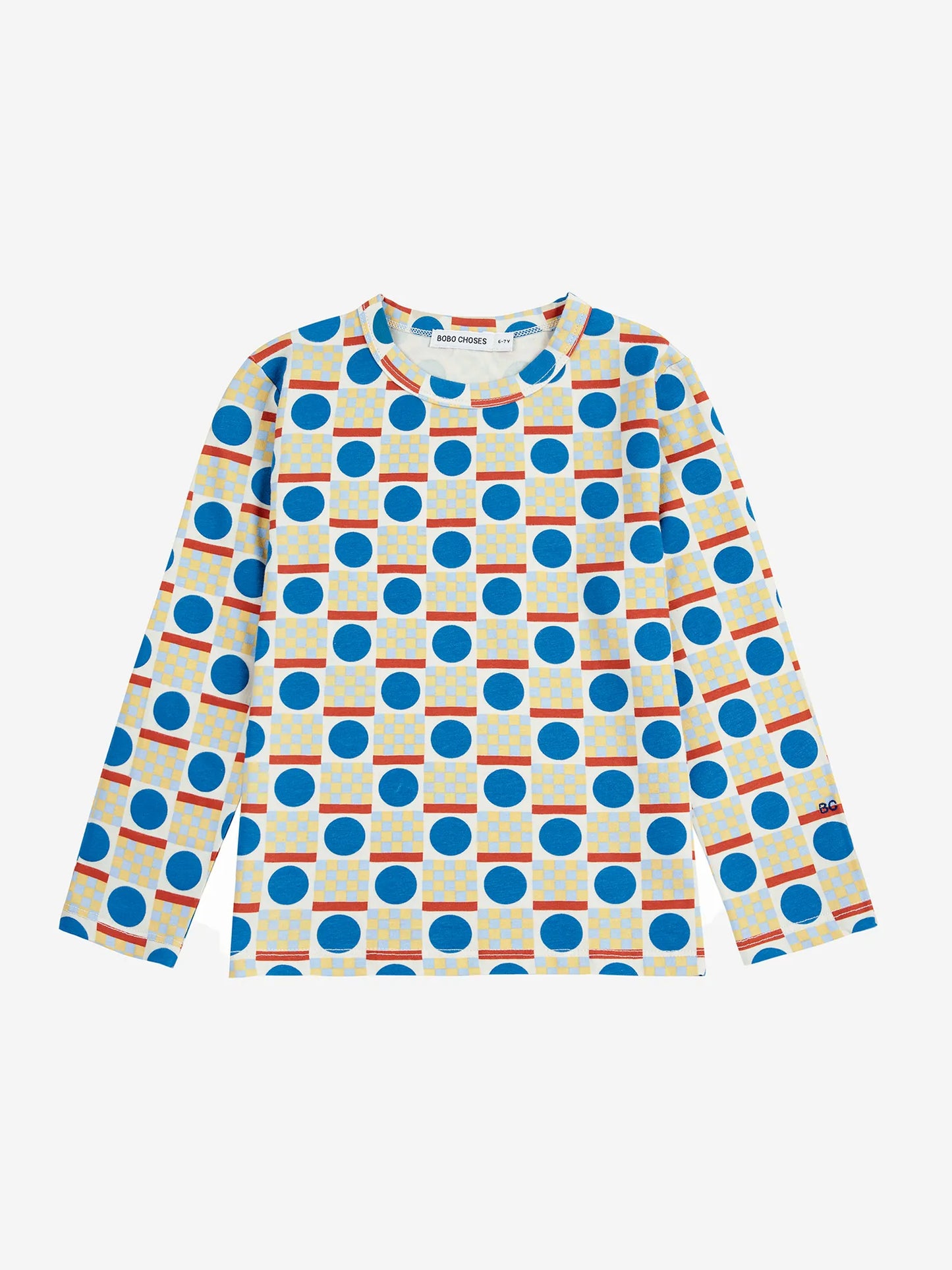 T-Shirt Geometric Scacs Allover