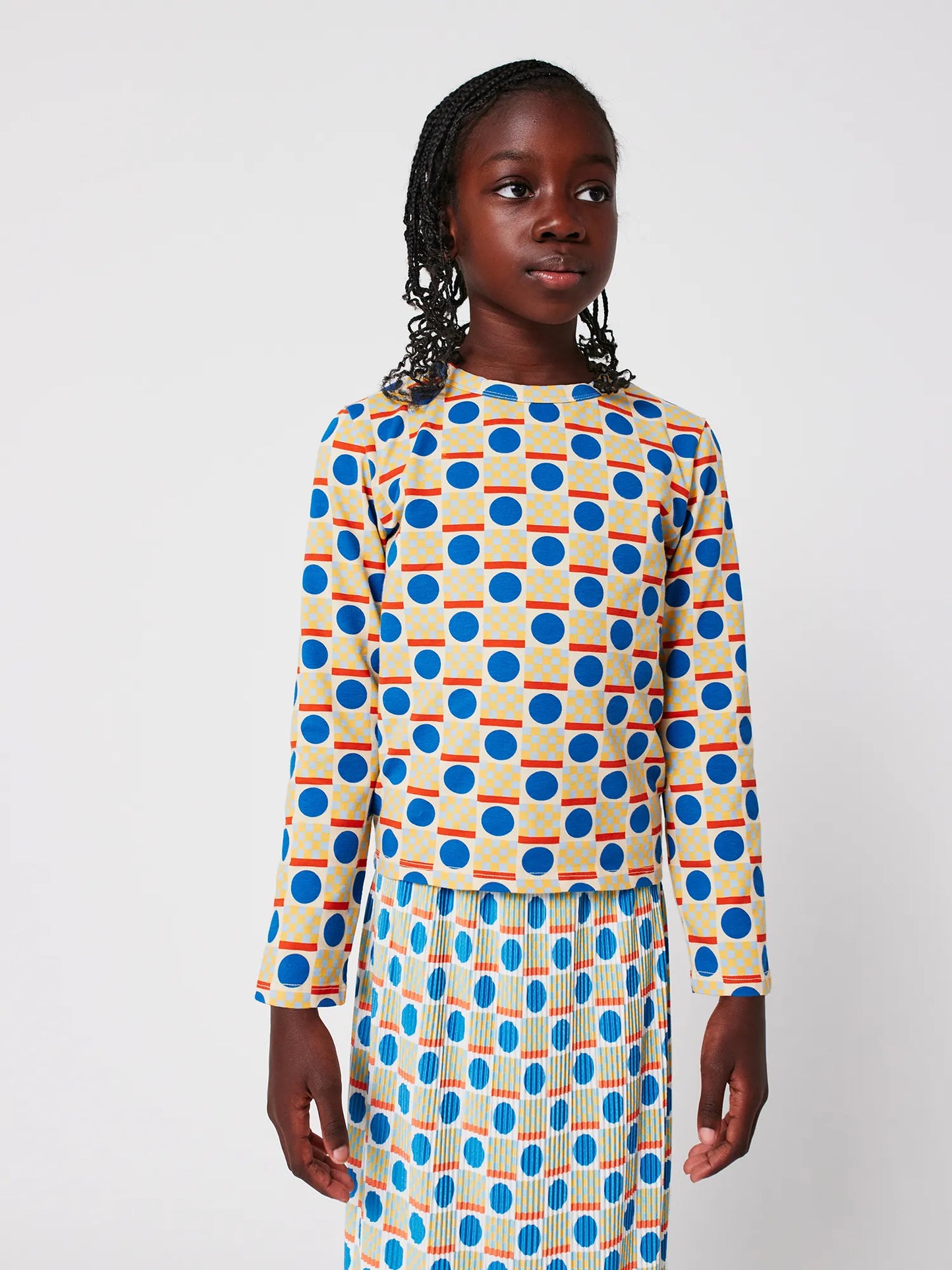 T-Shirt Geometric Scacs Allover