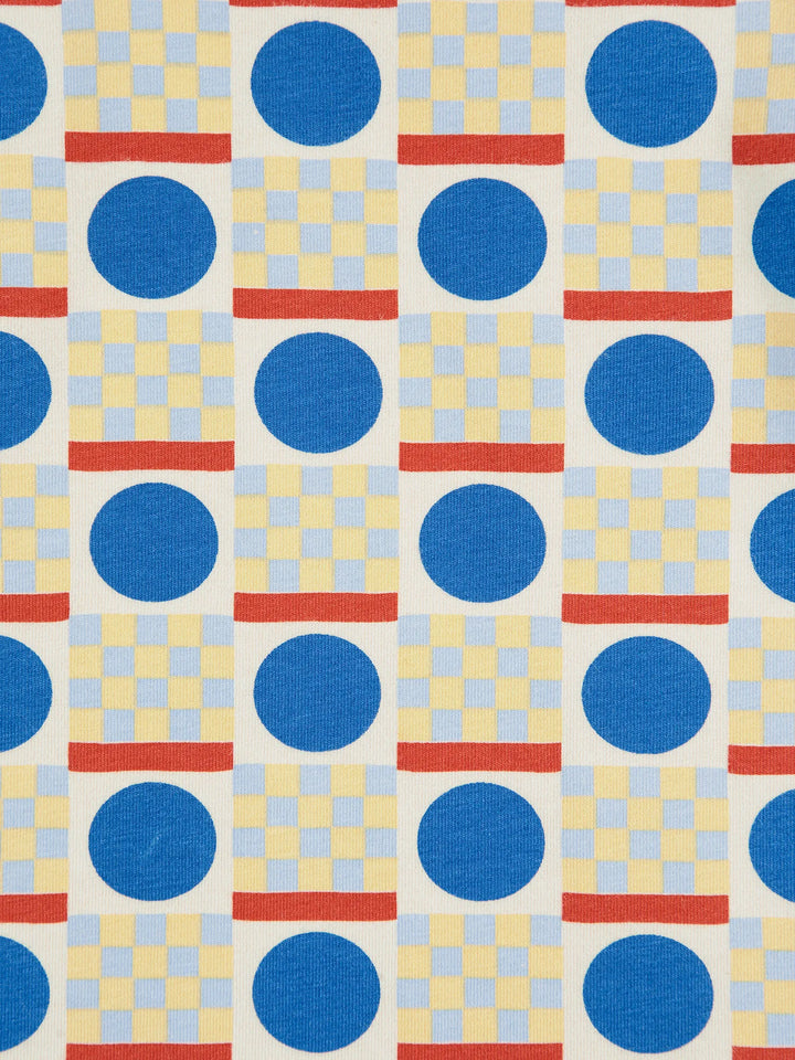 Geometric Scacs all over T-shirt