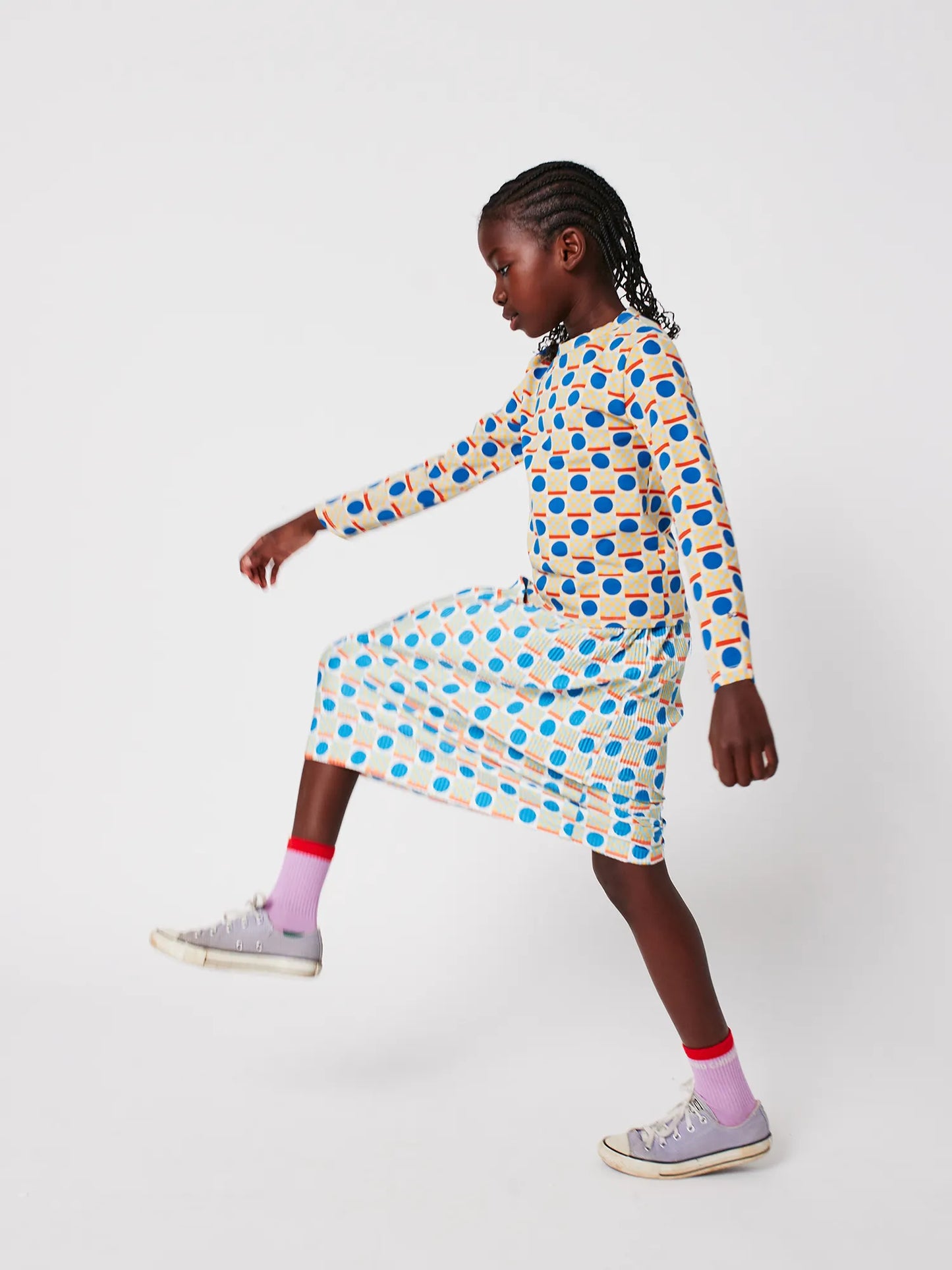 T-Shirt Geometric Scacs Allover