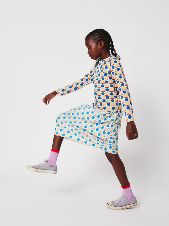 Geometric Scacs all over T-shirt