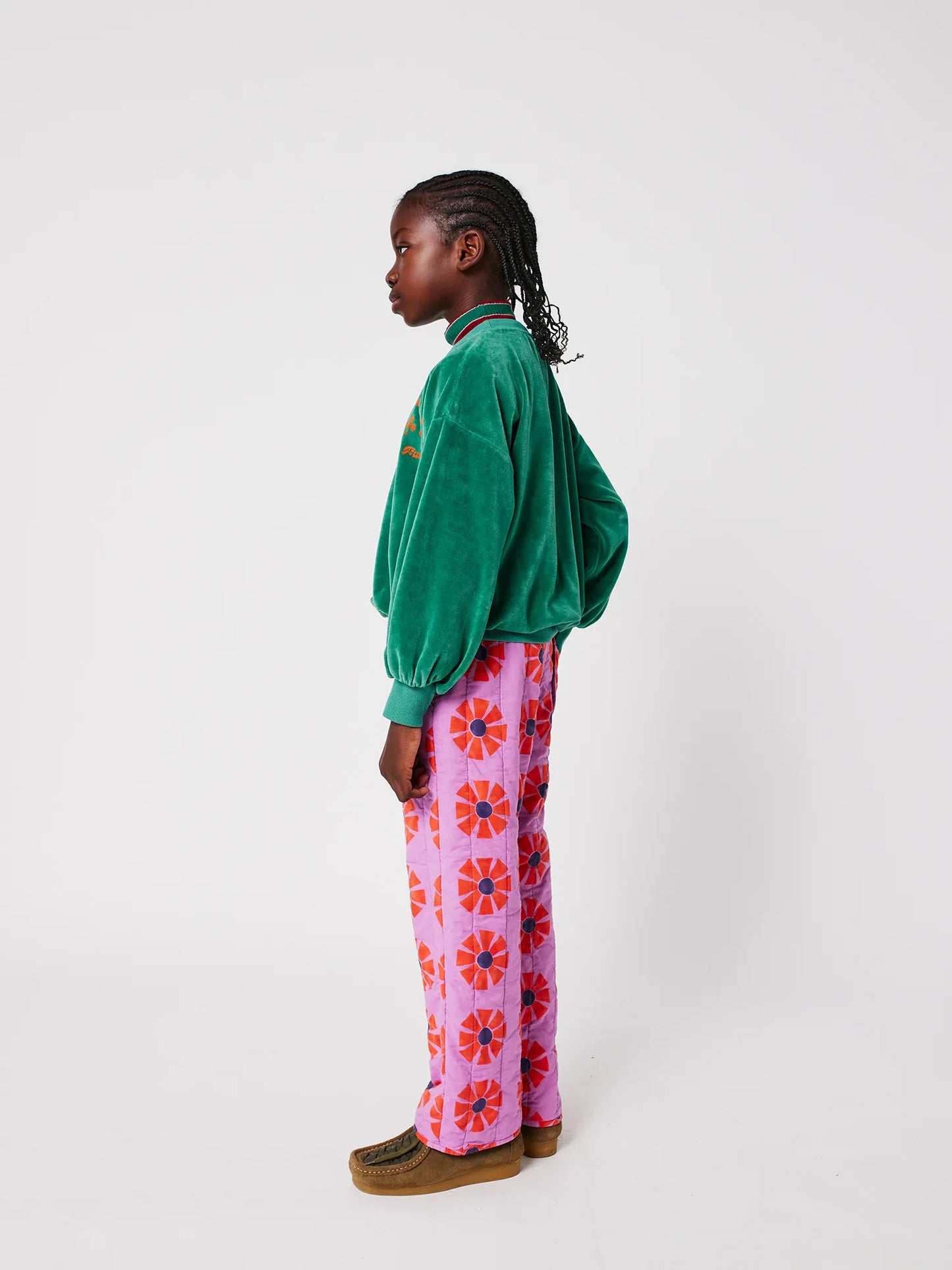 Samt-Sweatshirt Have Fun