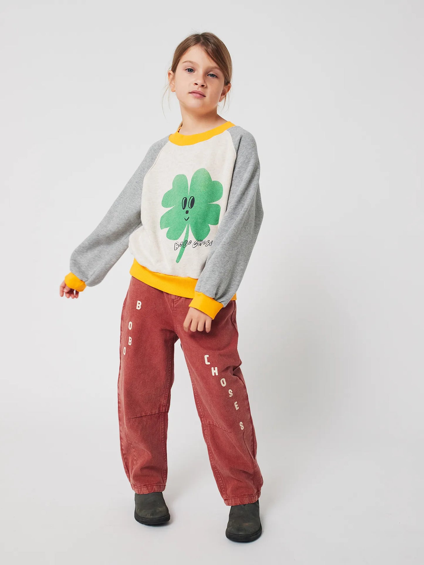 Raglan Sweatshirt Lucky Clover