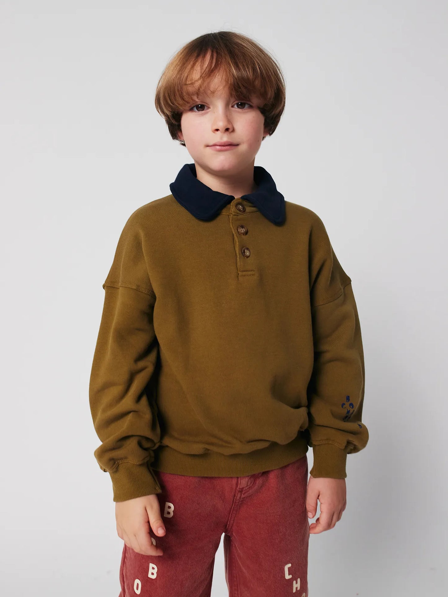 Sweatshirt Polokragen Bobo Choses