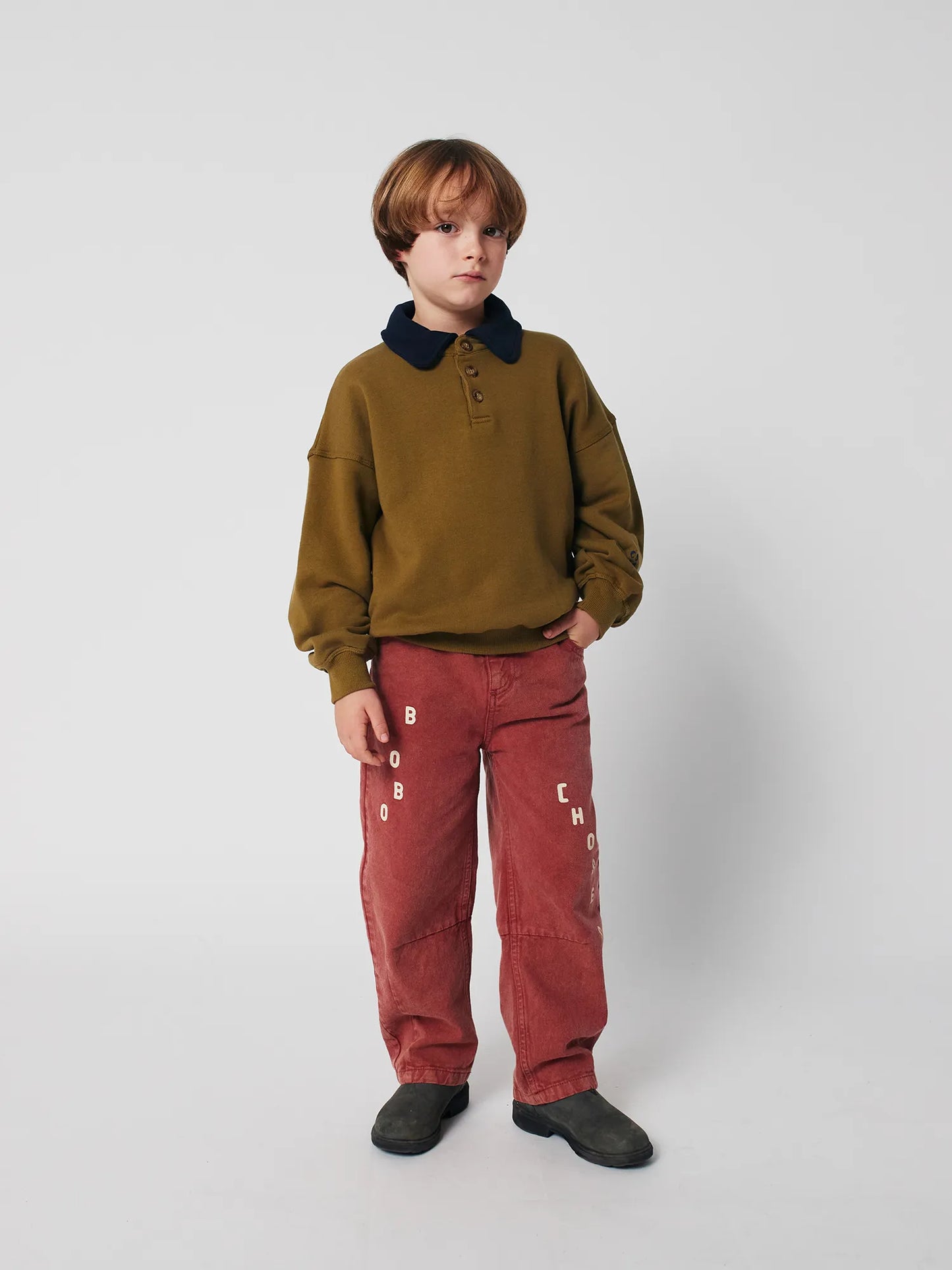 Sweatshirt Polokragen Bobo Choses