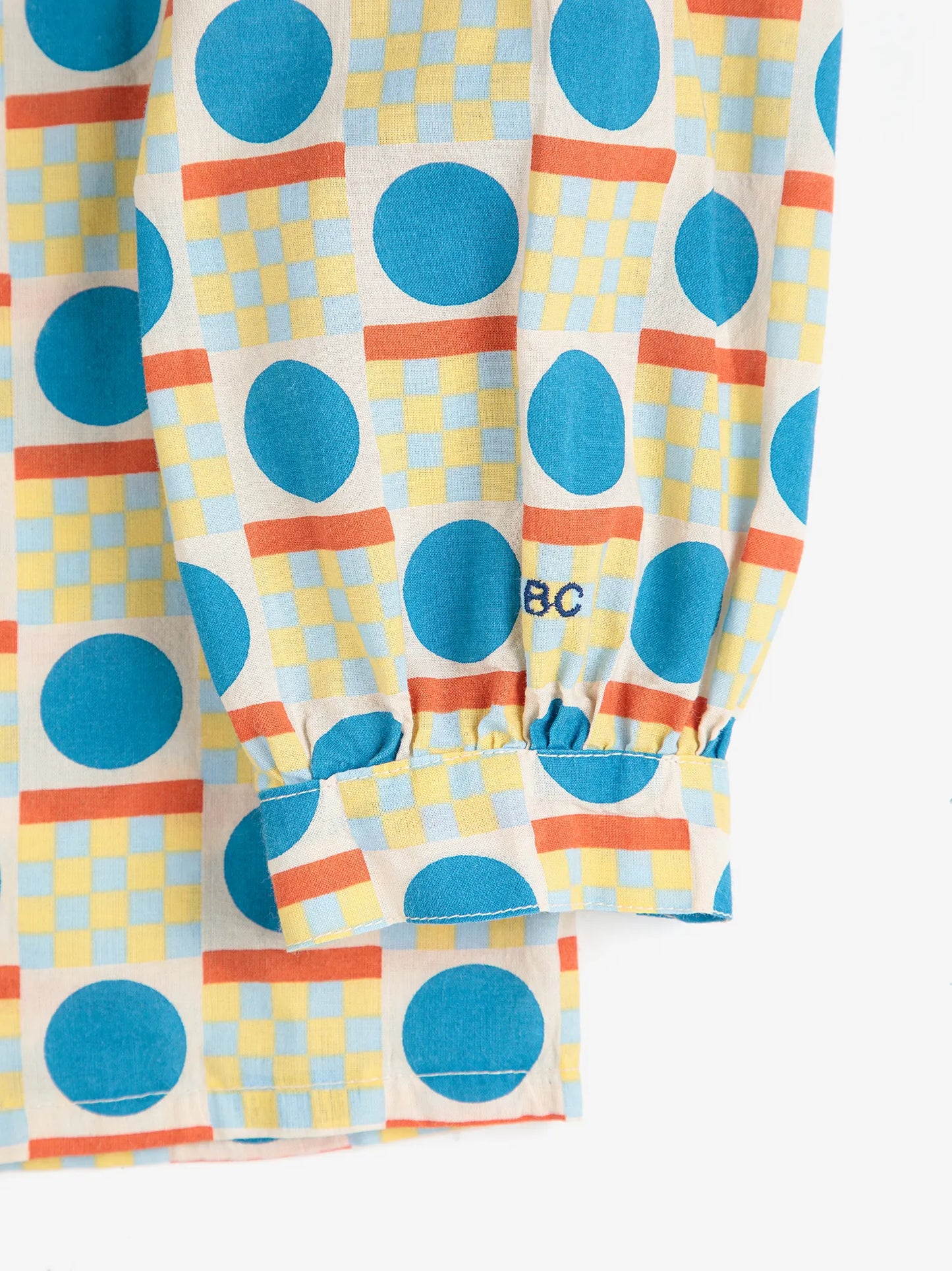 Geometric Scacs all over blouse