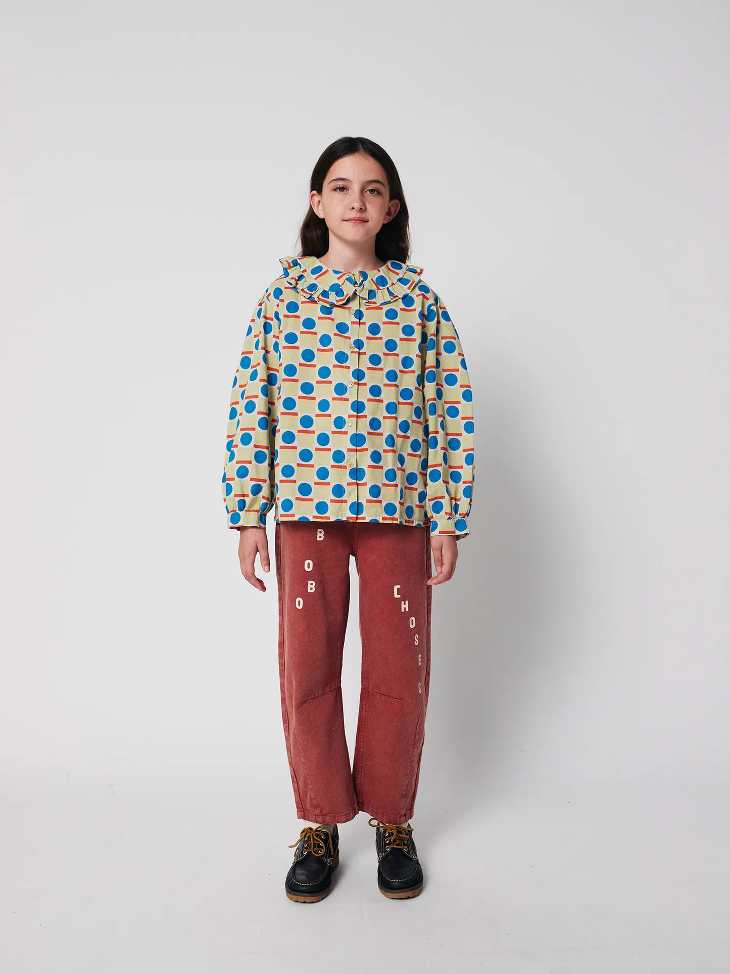 Geometric Scacs all over blouse