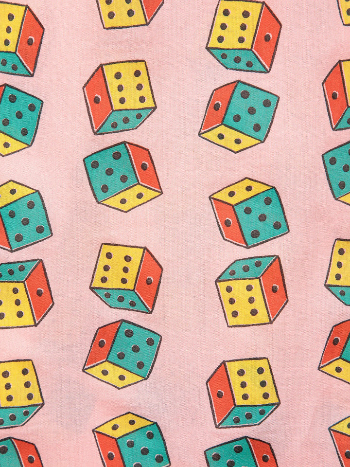 Dices all over blouse