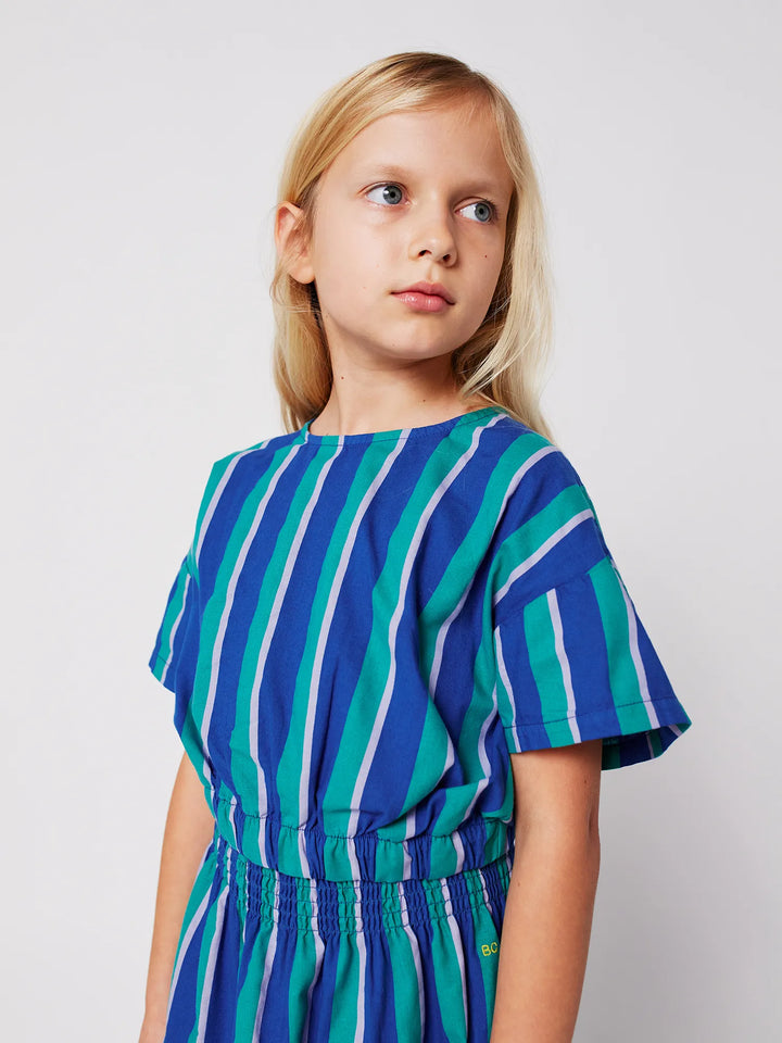Striped crop shirt