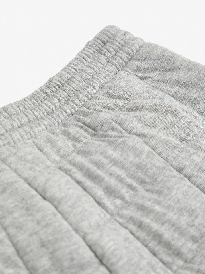 Quilted jogging pants