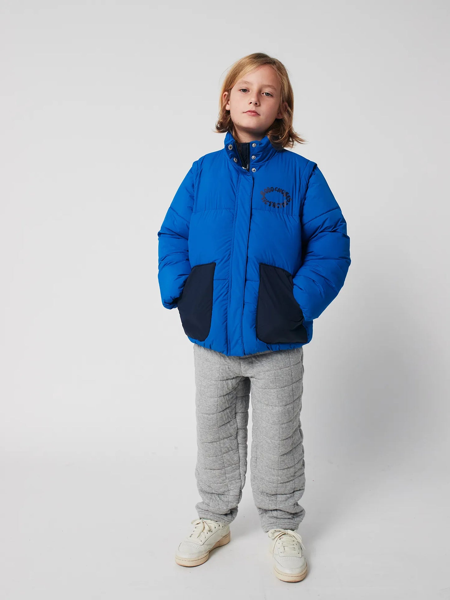 Quilted jogging pants