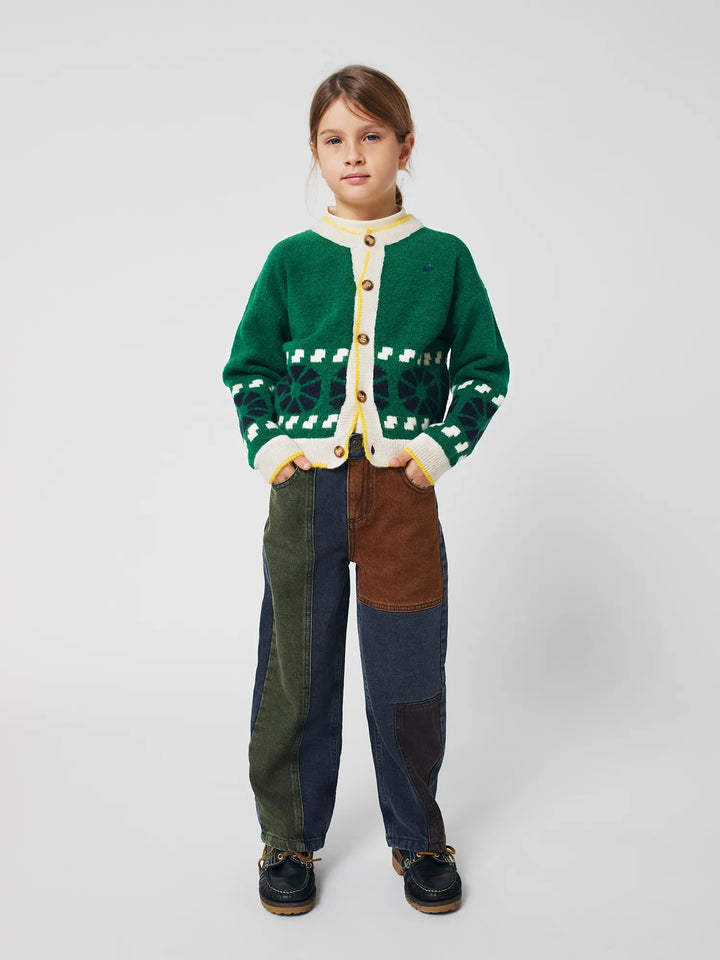 Pantalons denim Bobo Choses color block