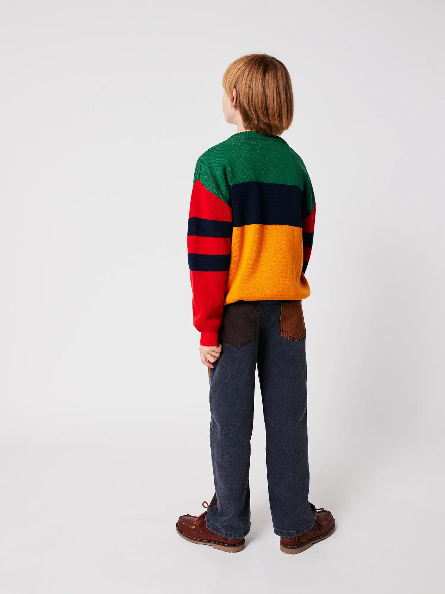 Bobo Choses color block denim pants