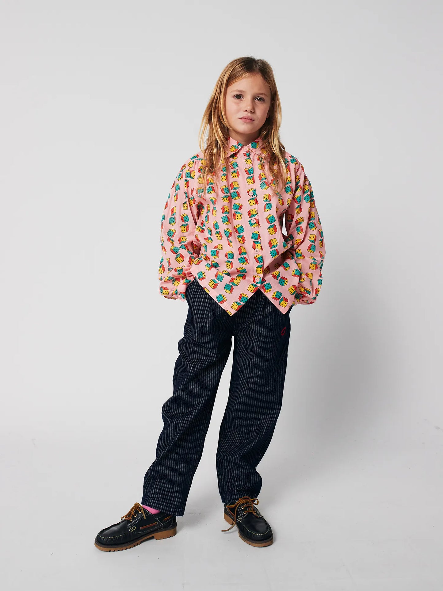 Tic Tac Toe denim pants