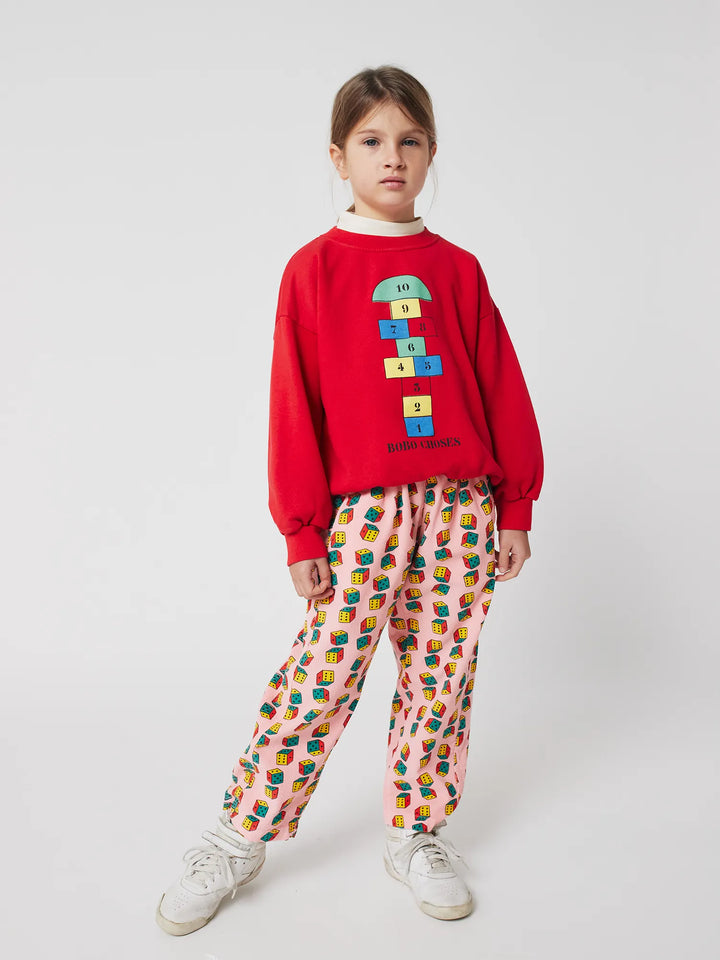 Dices all over micro corduroy pants