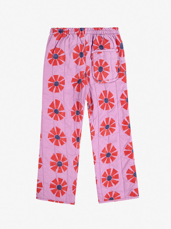 Kaleidoscope all over quilted pants
