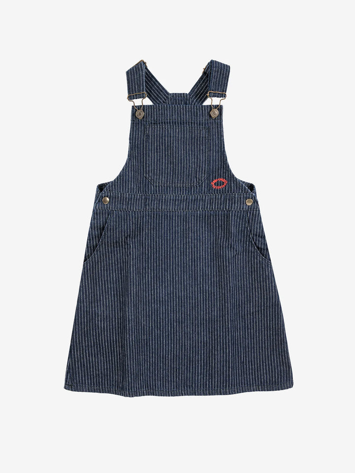 Tic Tac Toe denim dress look