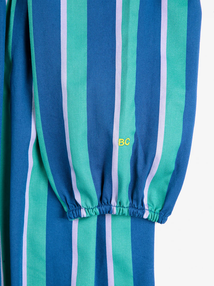Striped woven dress