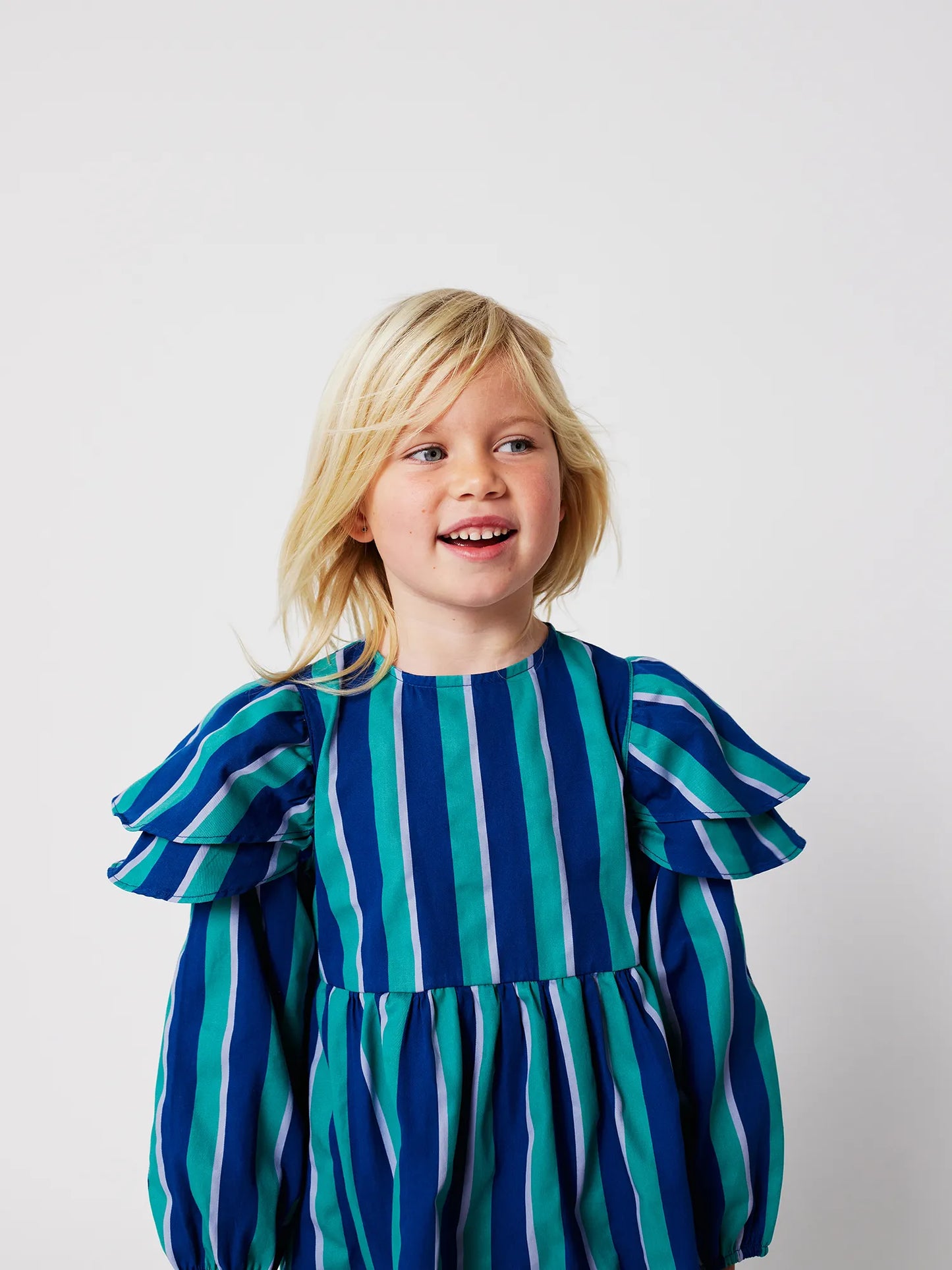 Striped woven dress