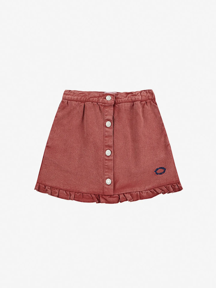 Tic Tac Toe ruffled skirt