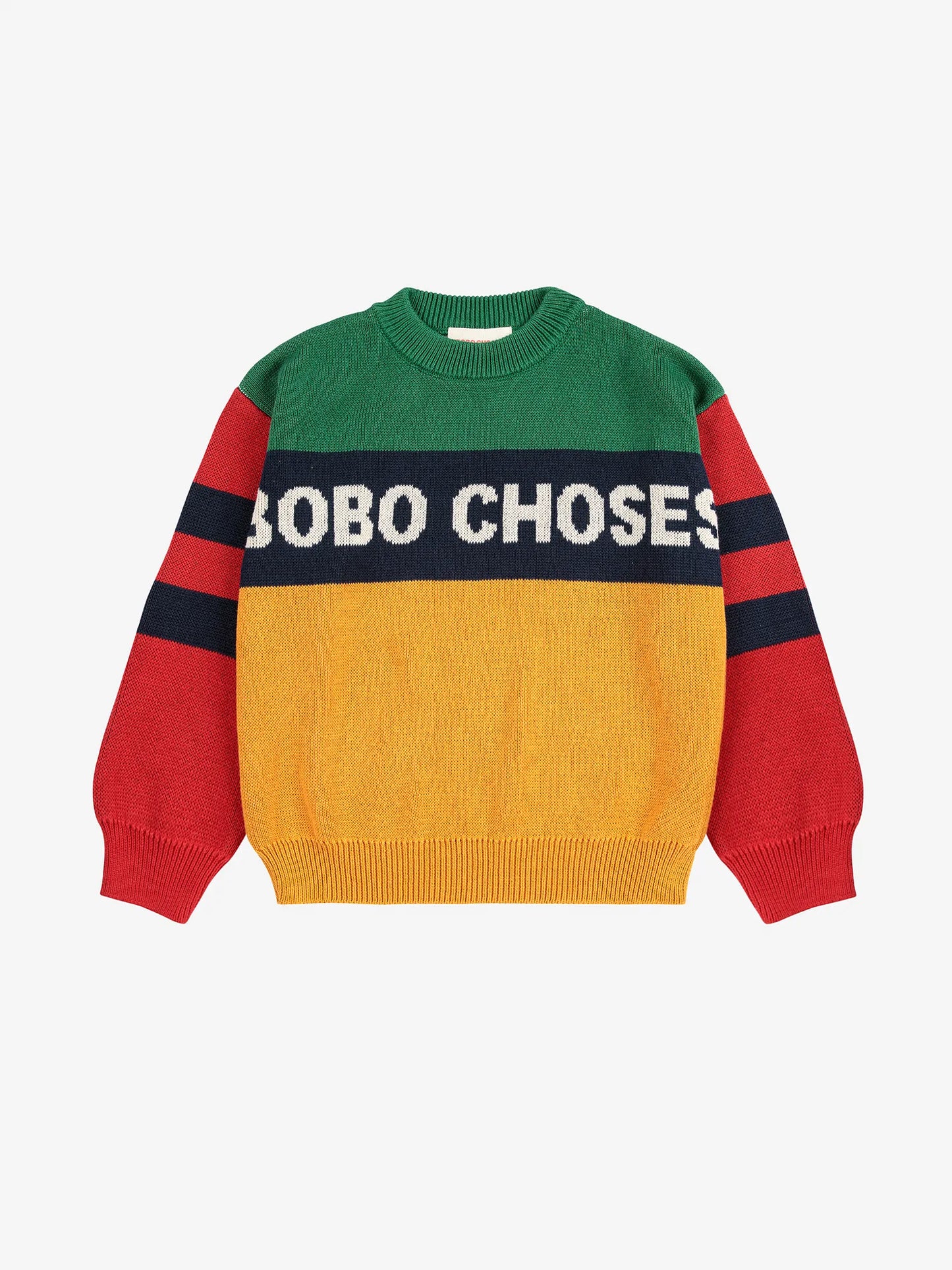 Bobo Choses color block jumper
