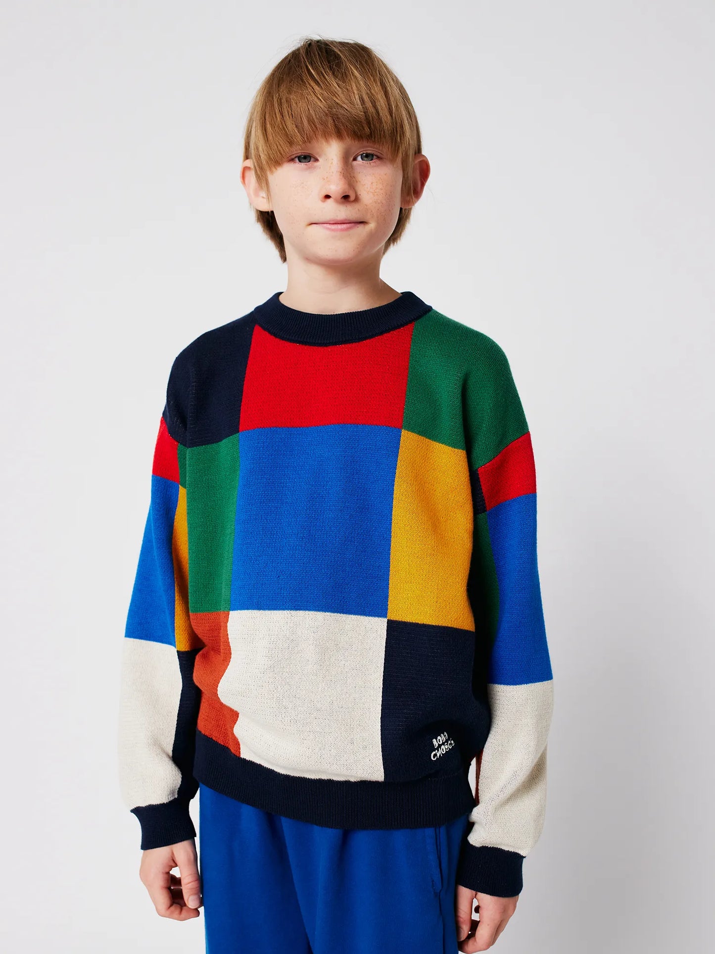 Multicolor Tiles jumper set