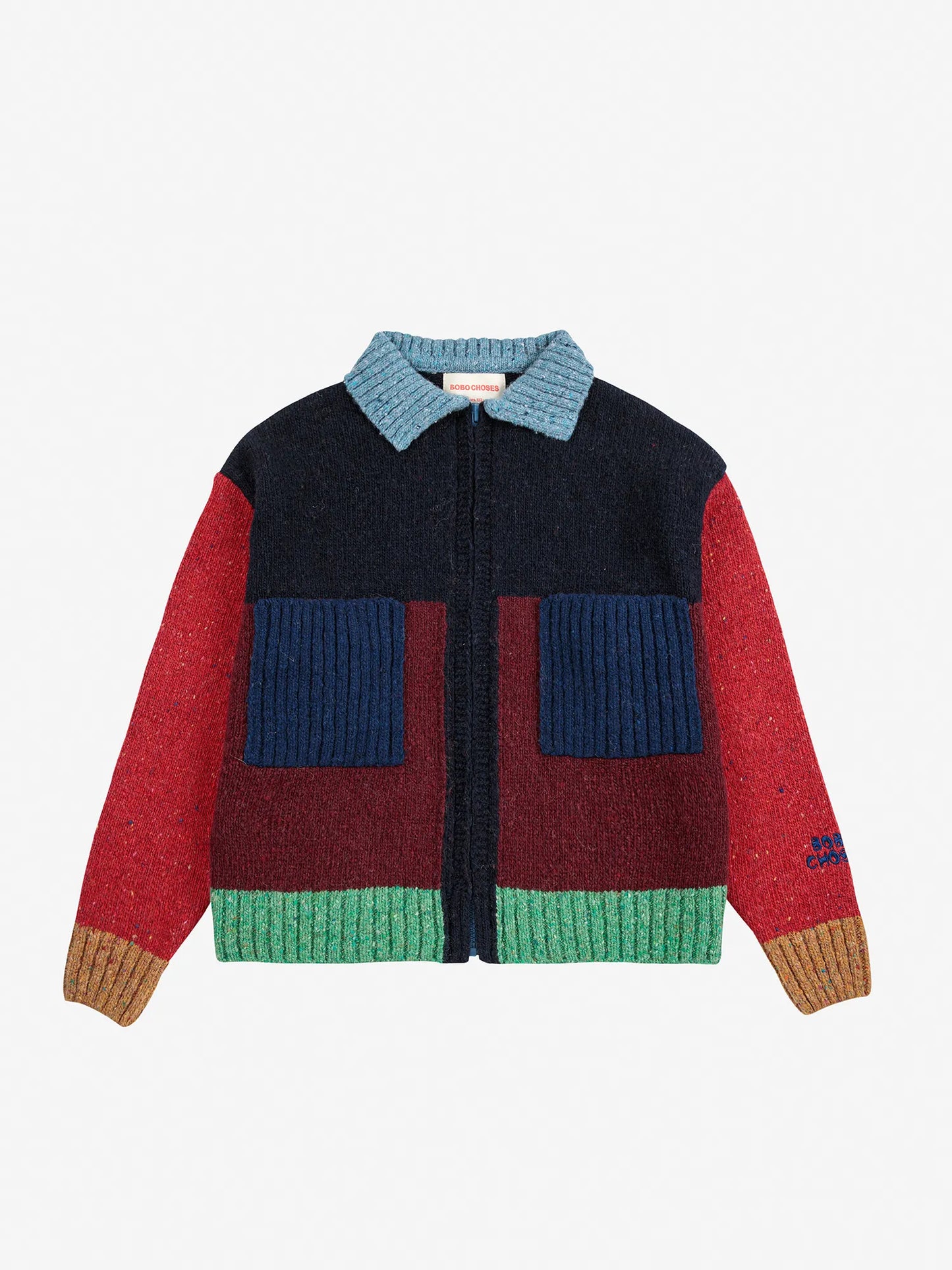 Bobo Choses Color Block cardigan