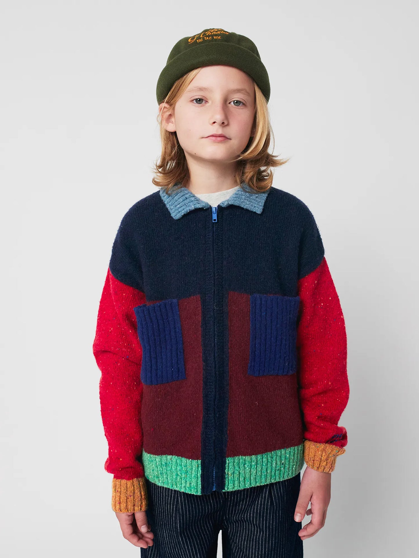 Bobo Choses Color Block cardigan