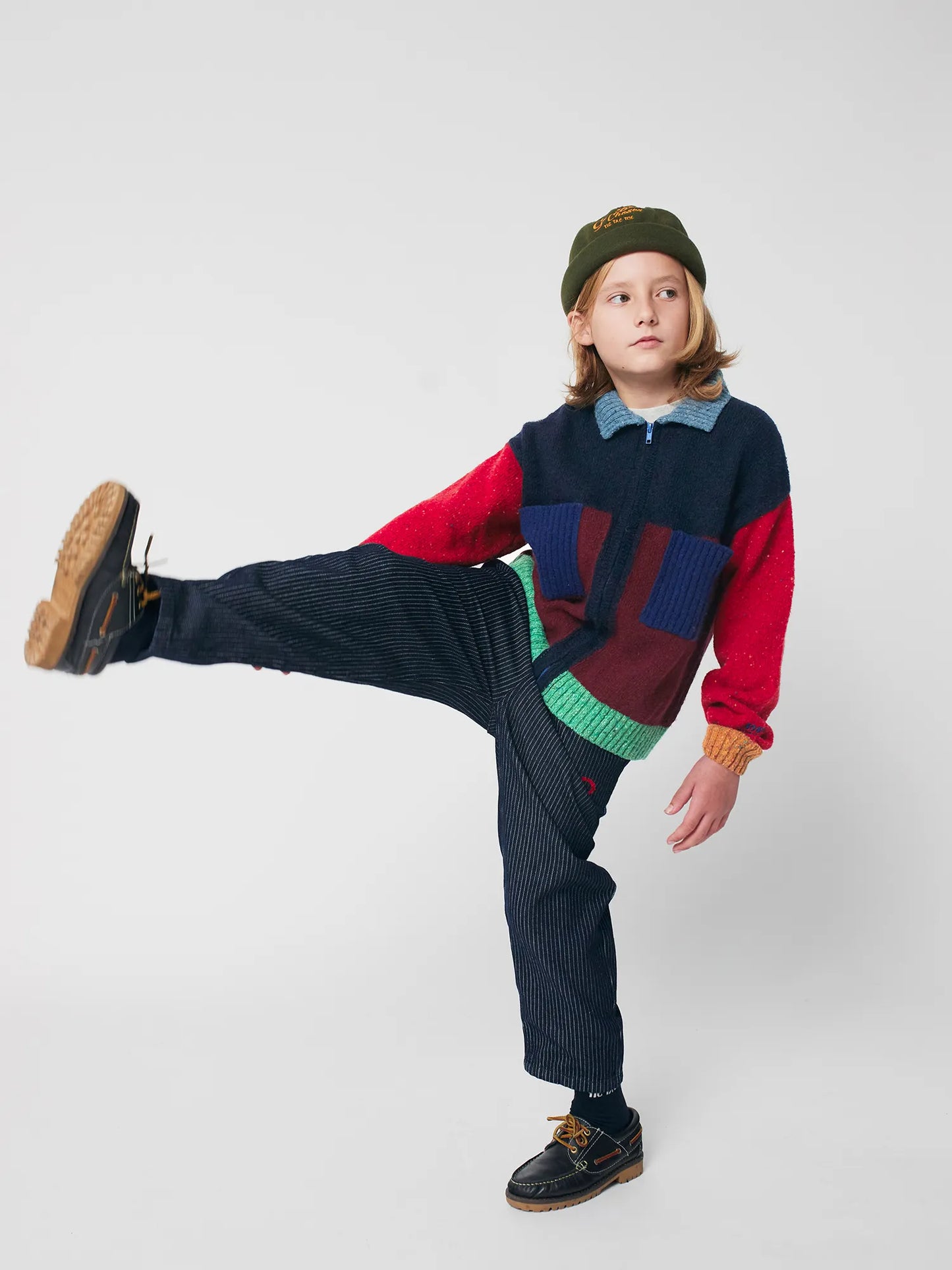 Bobo Choses Color Block cardigan