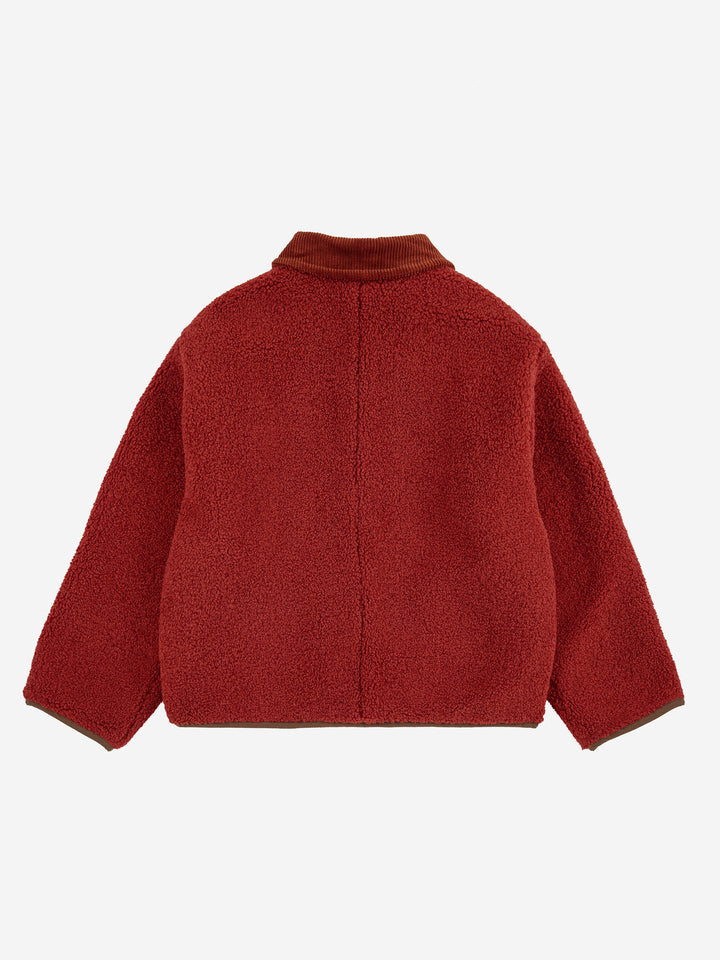 Multicolor Tiles reversible sheepskin jacket