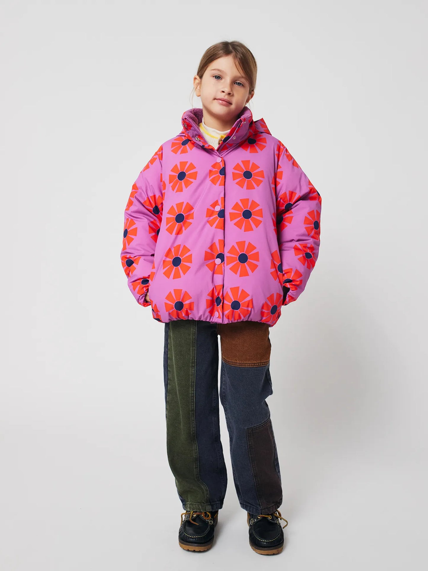 Kaleidoscope all over anorak