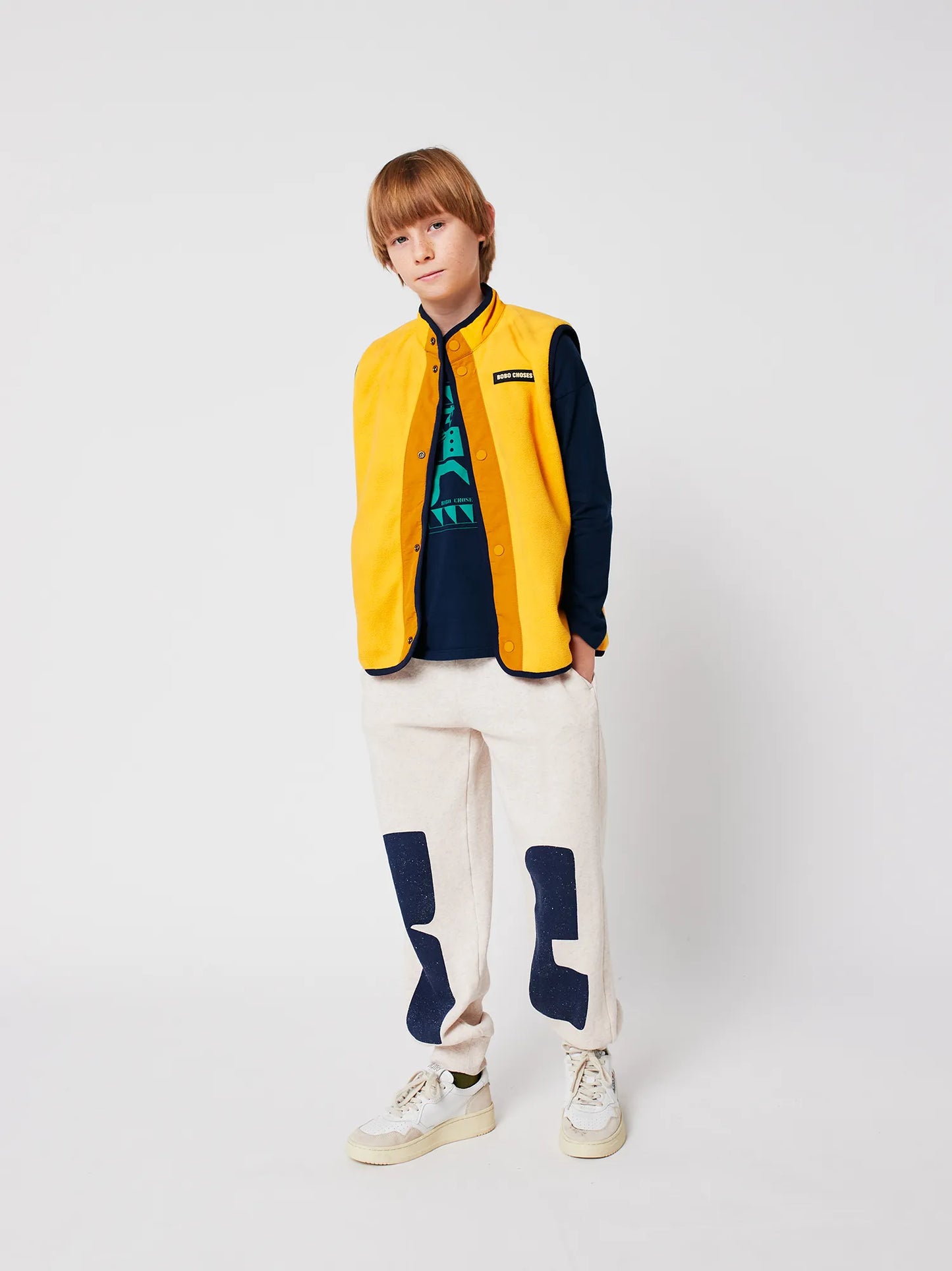 Multicolor Tiles reversible vest