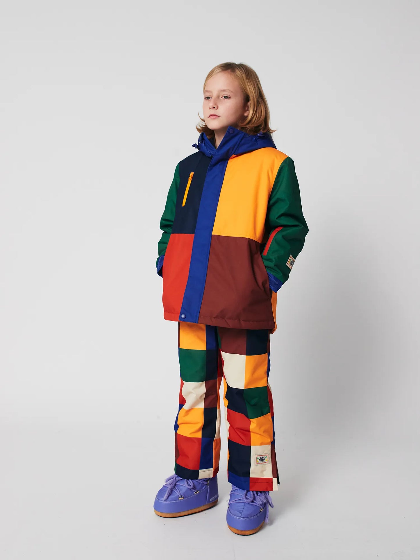 Bobo Choses color block ski anorak