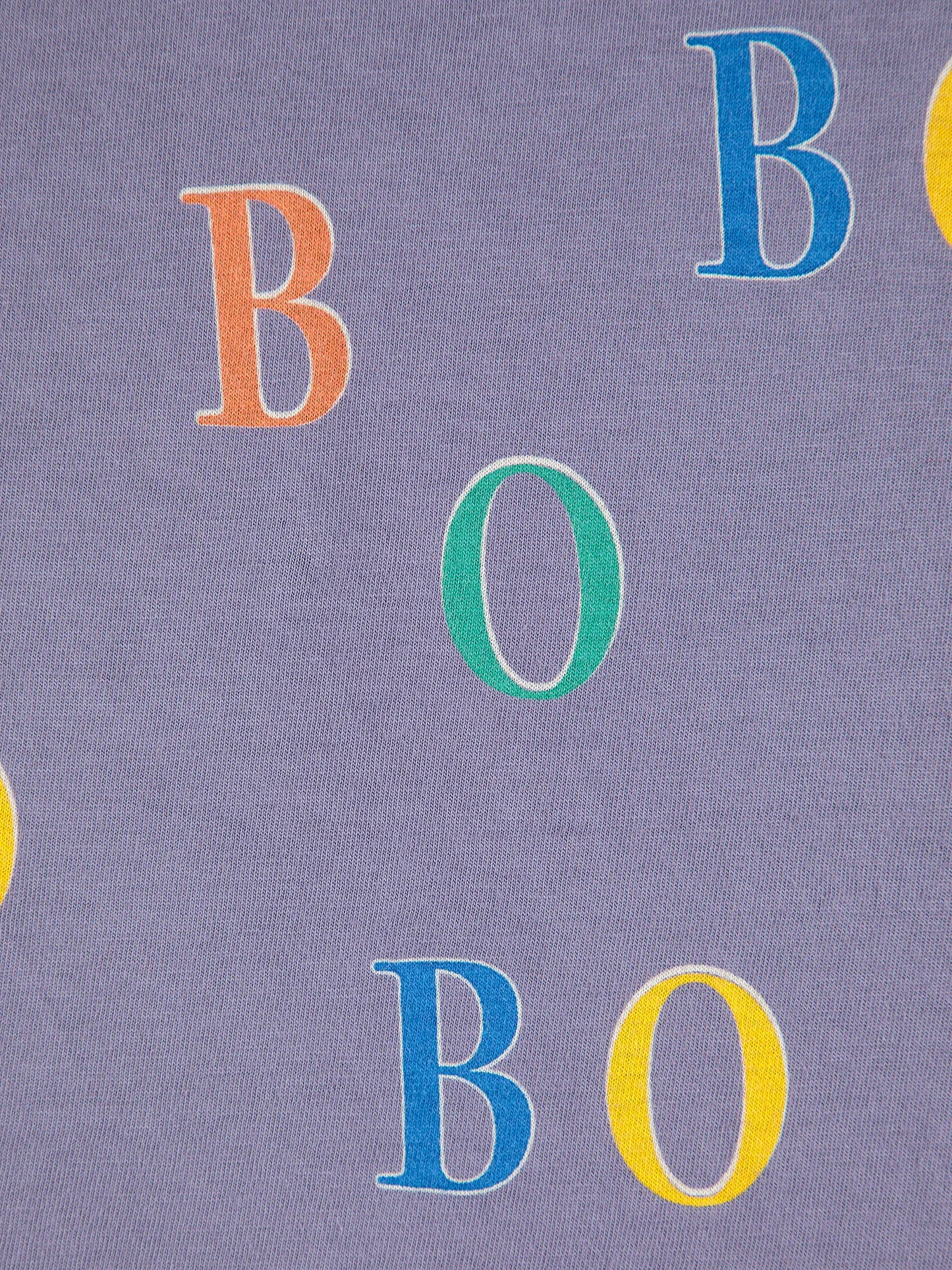Multicolor Bobo all over ranglan T-shirt