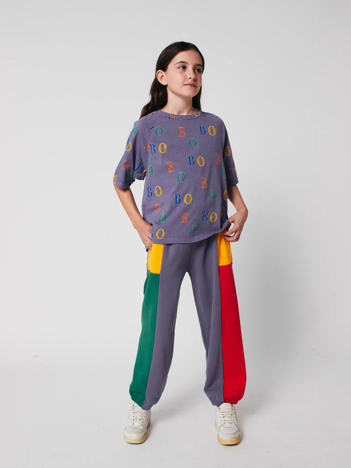 Multicolor Bobo all over ranglan T-shirt