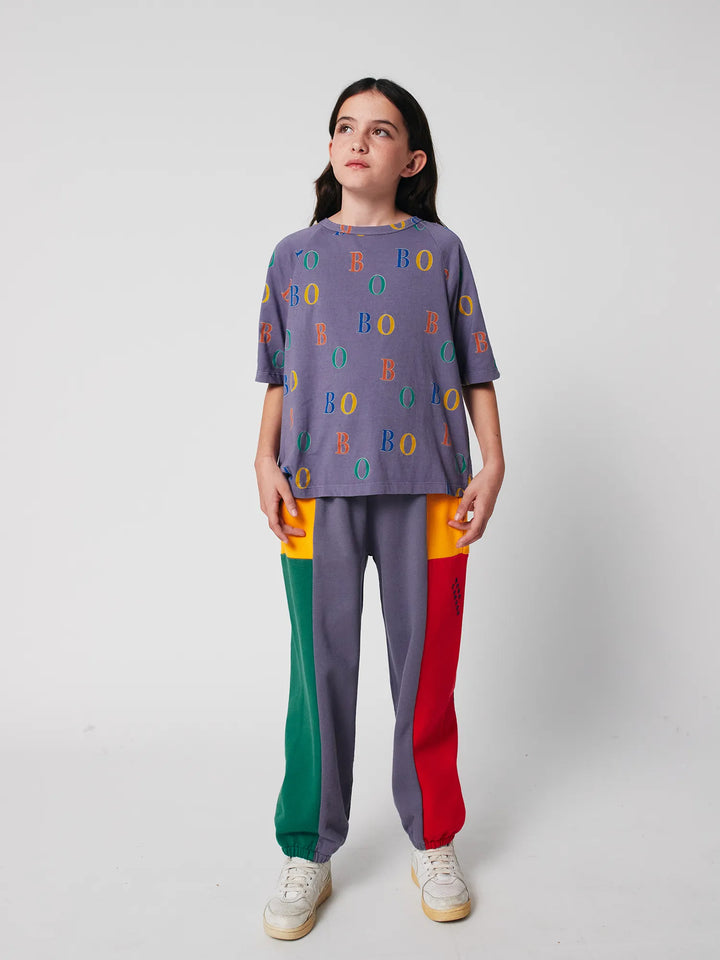 Multicolor Bobo all over ranglan T-shirt
