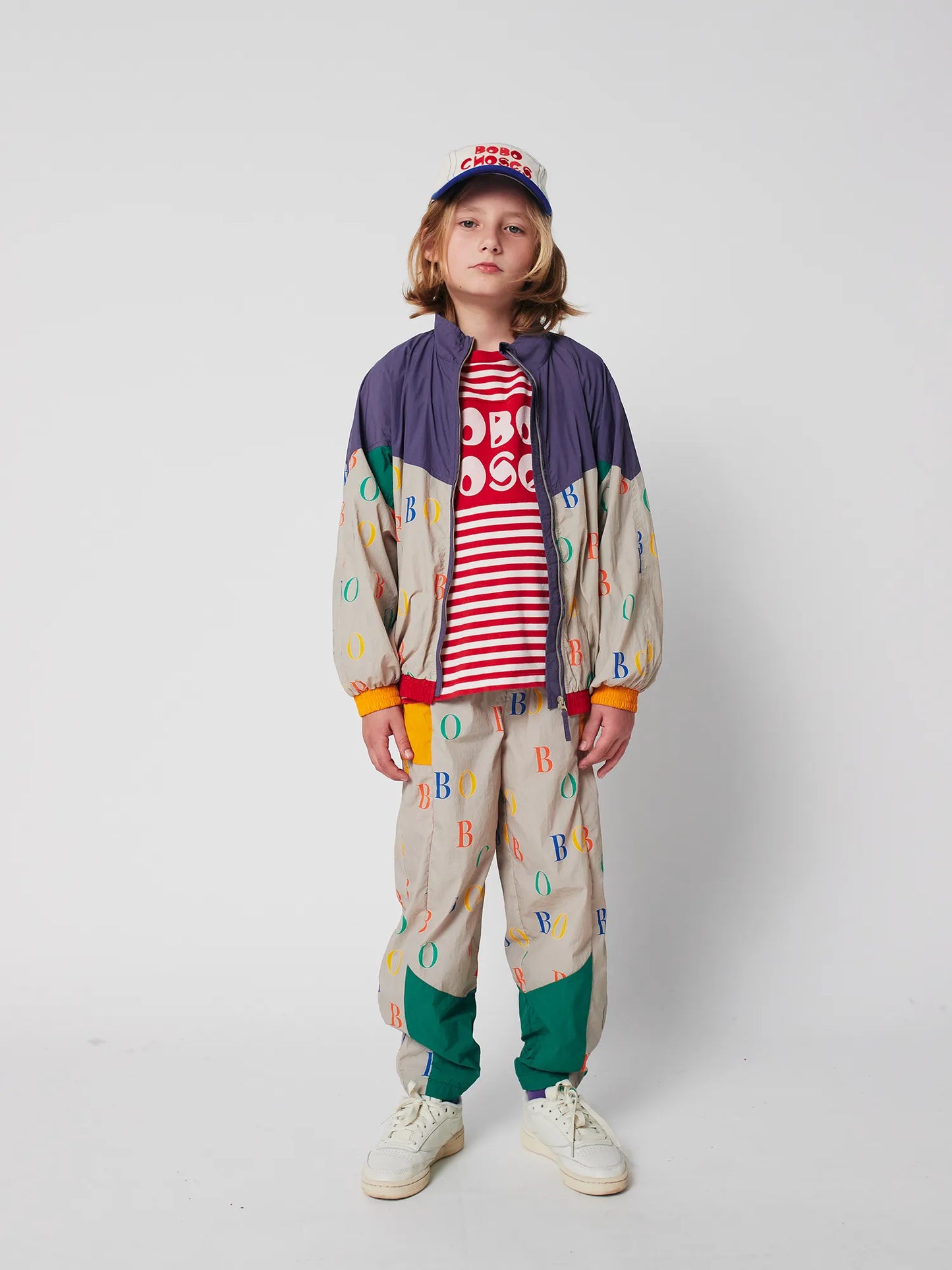 Multicolor Bobo all over tracksuit jacket
