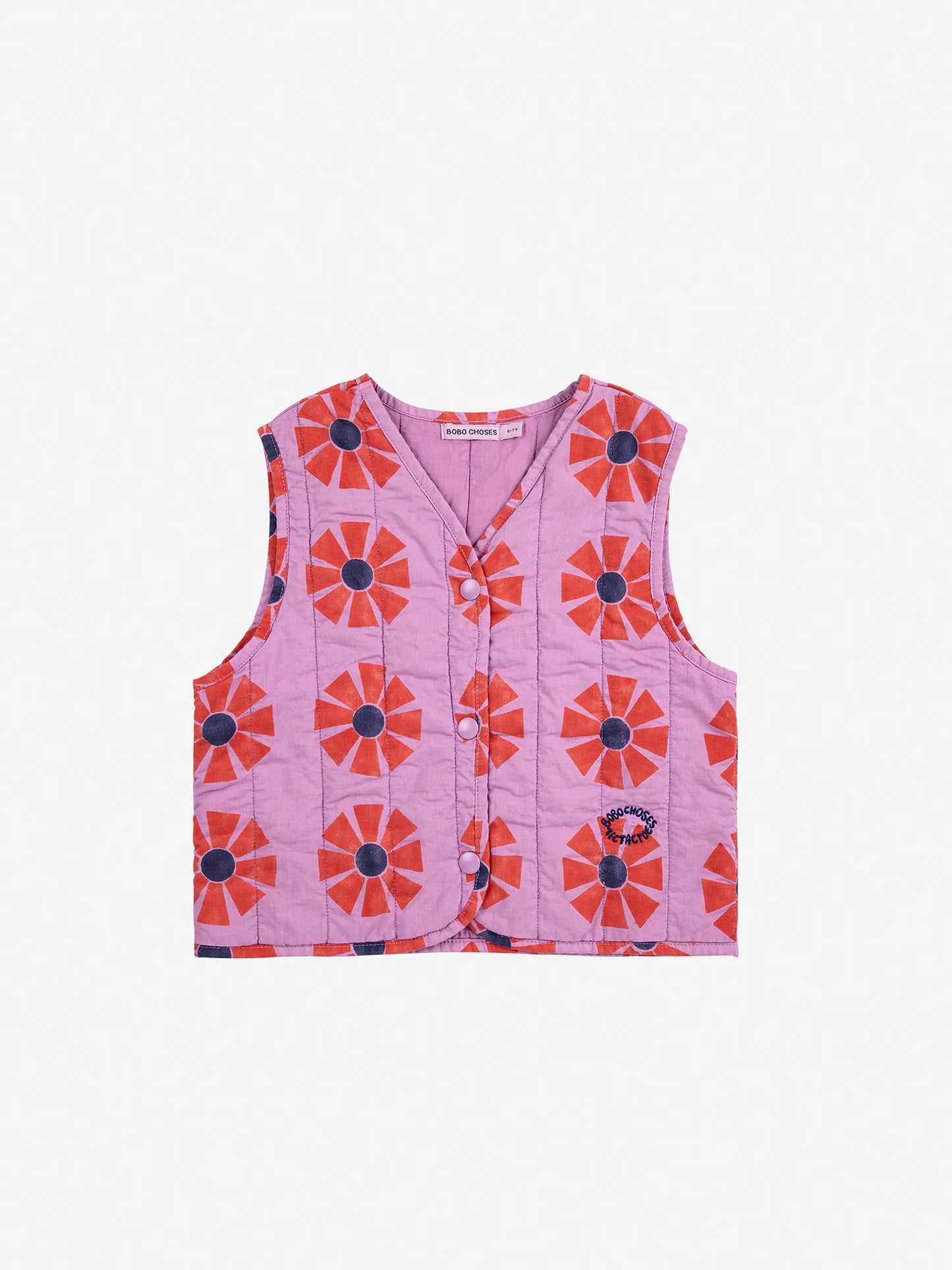 Gewebte Steppweste Kaleidoscope Allover