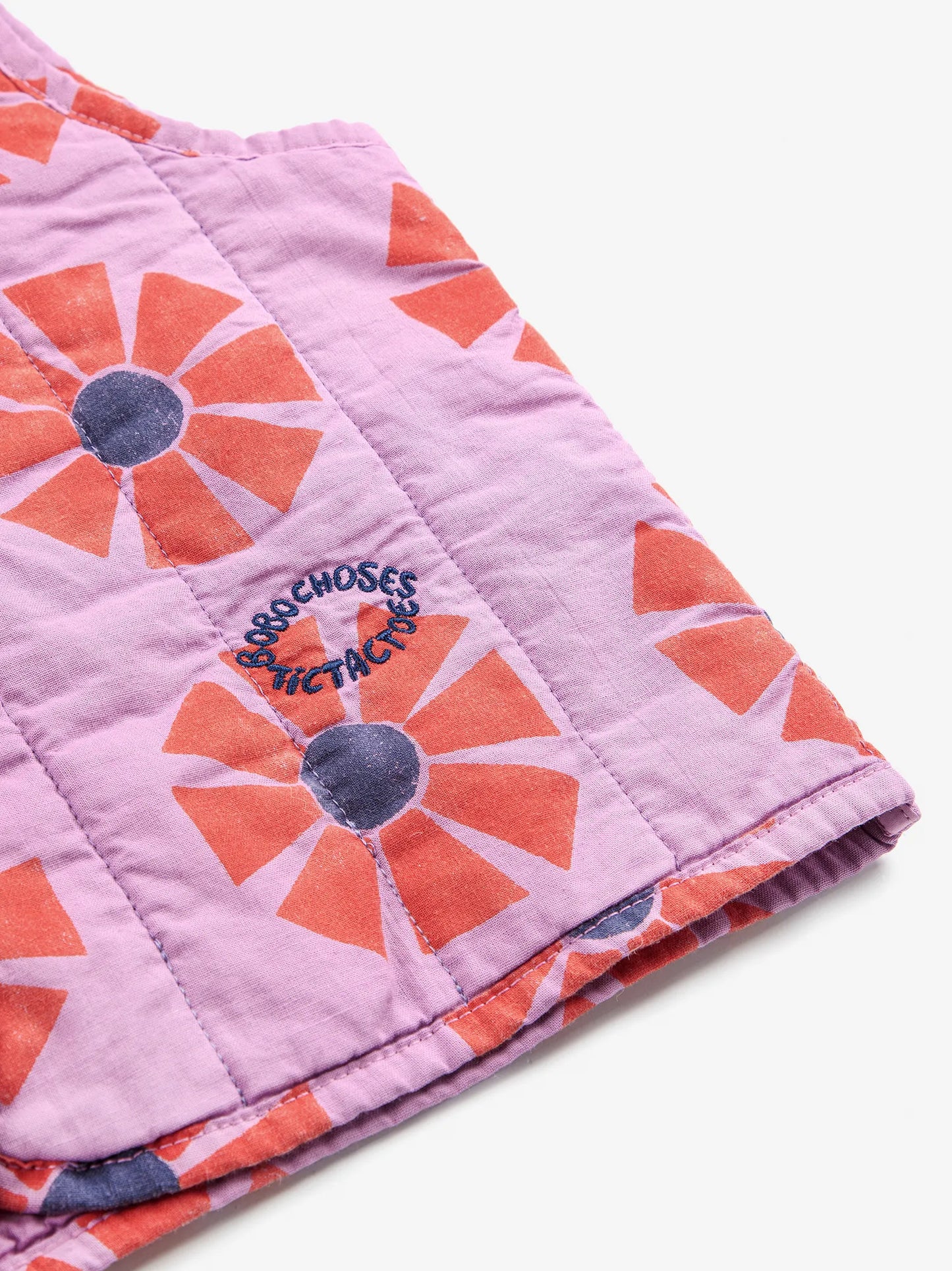 Gewebte Steppweste Kaleidoscope Allover