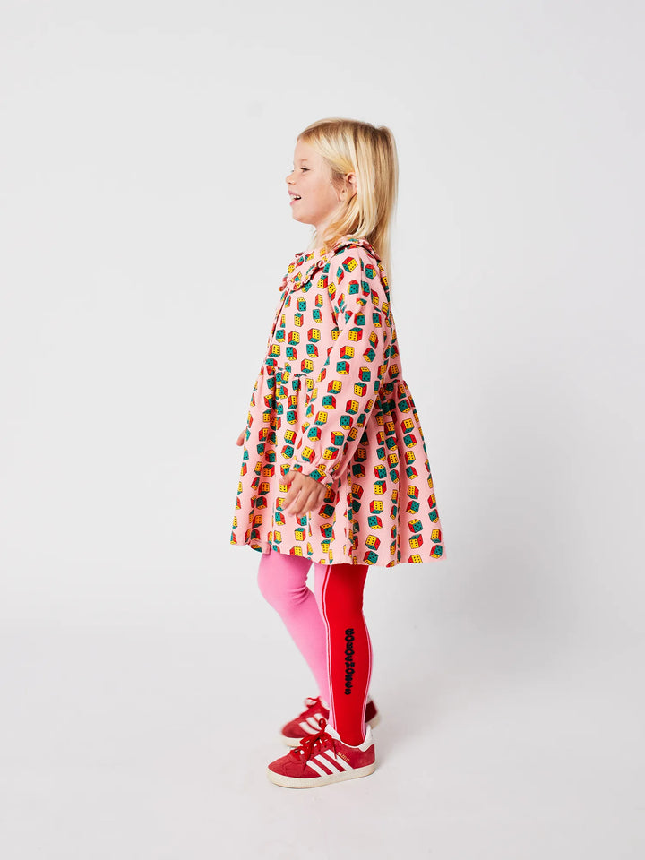Dices all over  micro corduroy dress