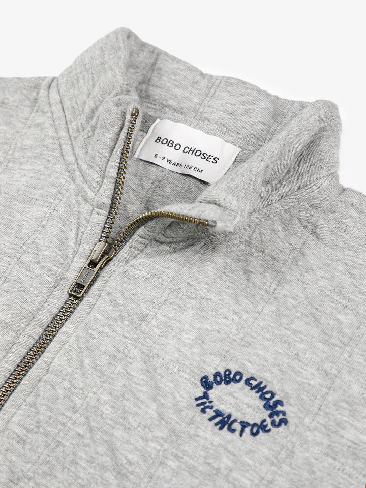 Tic Tac Toe quilted sweatshirt