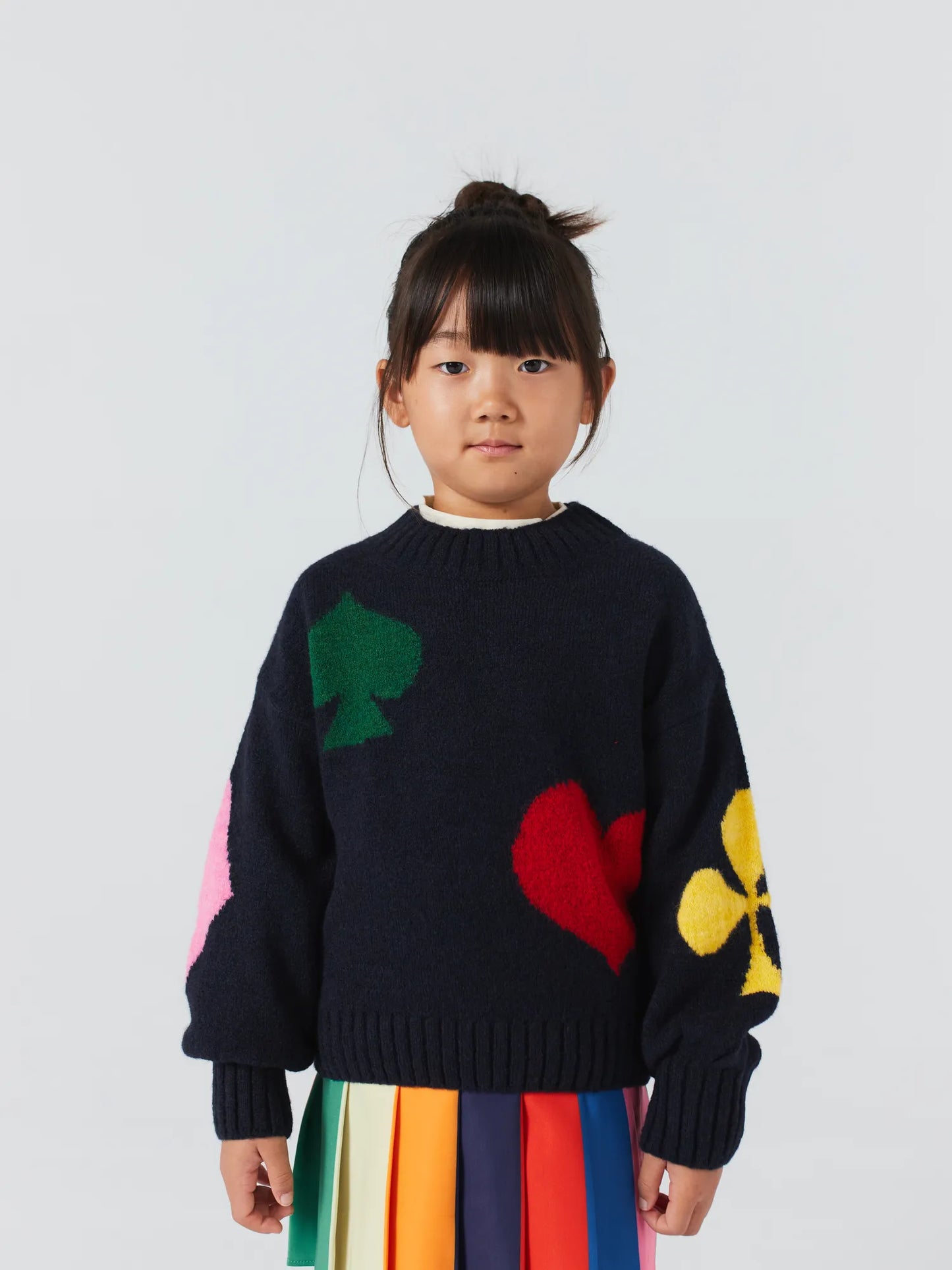 Bobo Joker jacquard turtle neck jumper