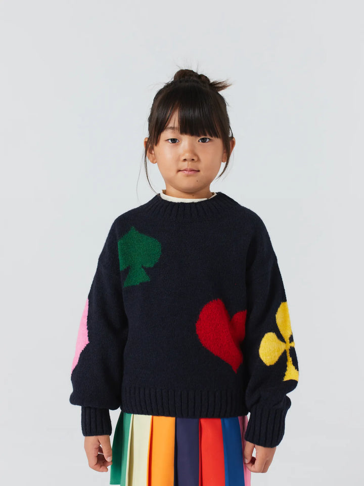 Bobo Joker jacquard turtle neck jumper