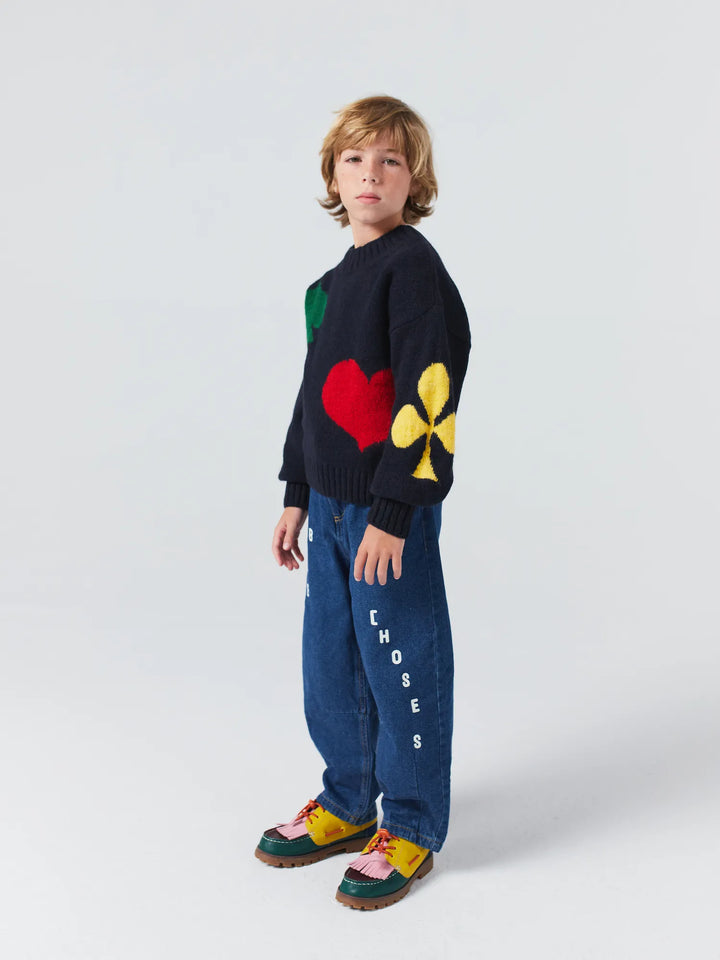 Bobo Joker jacquard turtle neck jumper