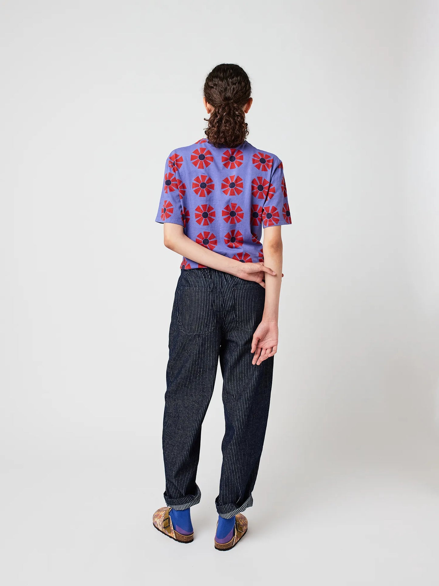 T-shirt cintré motif Flower