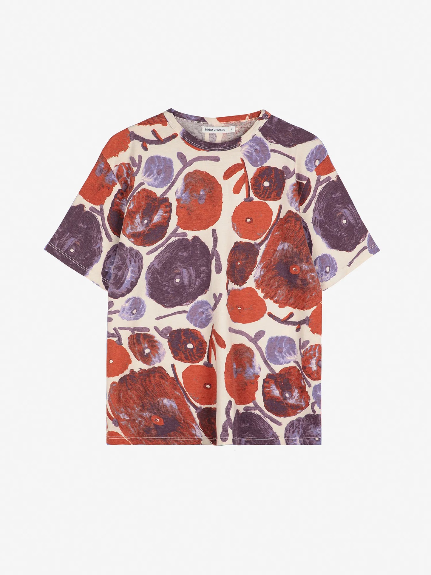 T-shirt cintré motif Dahlia