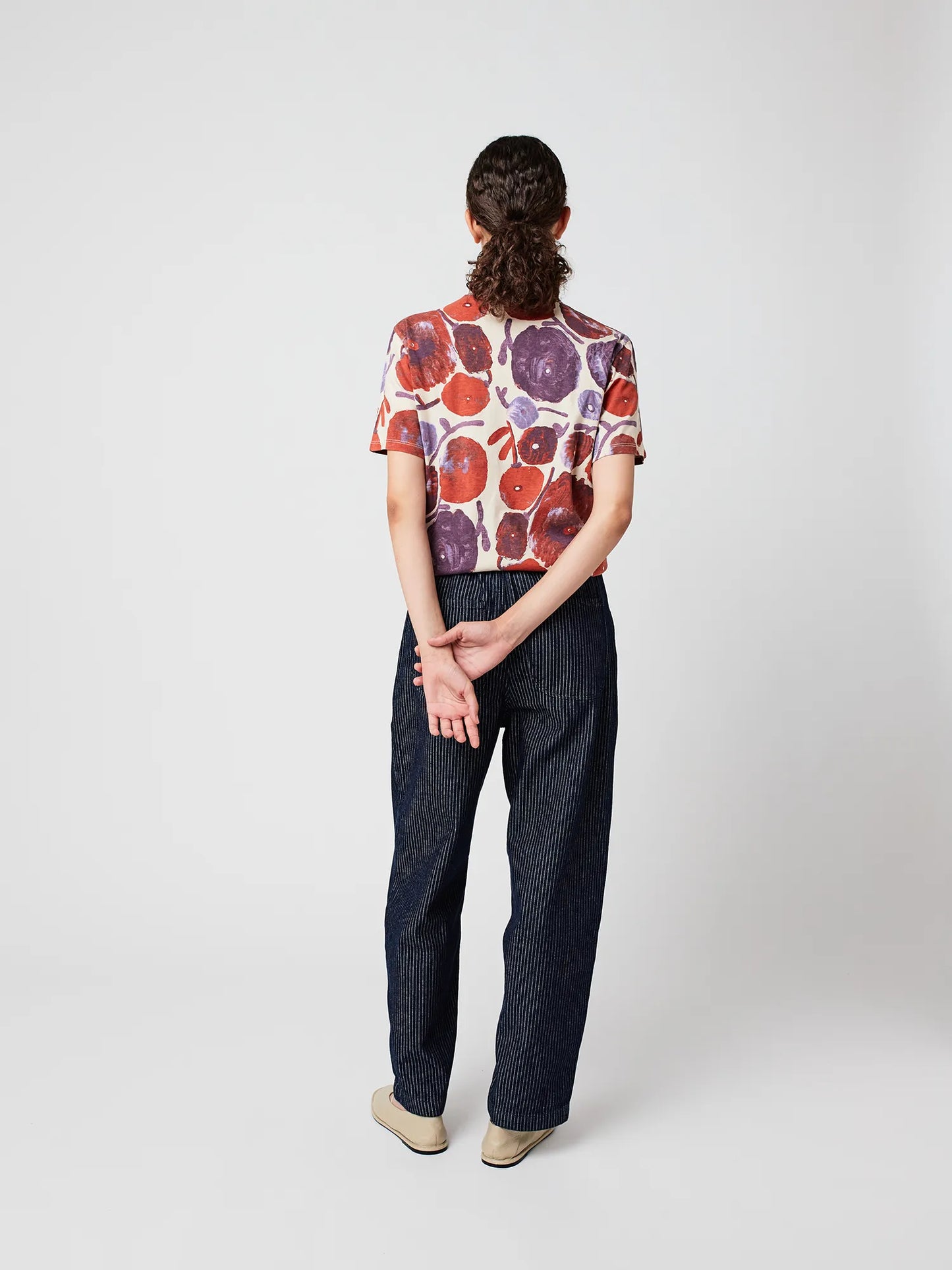 T-shirt cintré motif Dahlia