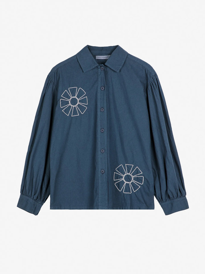 Kaleidoscope embroidery shirt