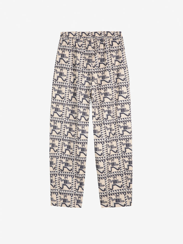 Mr Pencil pattern cocoon pants